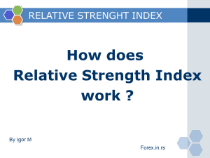 How Does the Relative Strength Index work ?