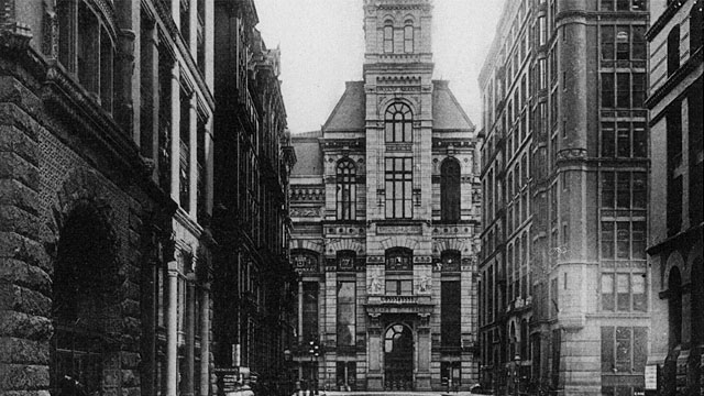 Chicago Board of Trade old photo