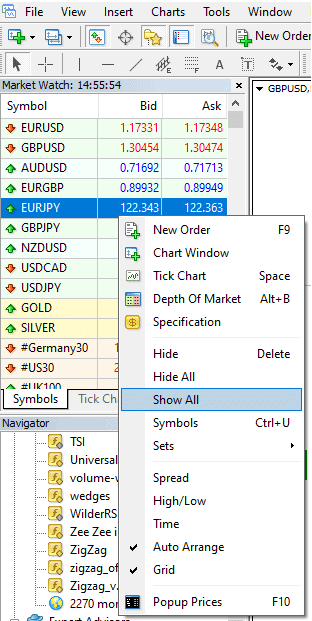 get more currency pairs - add more symbols in MT4