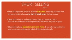 short selling - how does short selling work