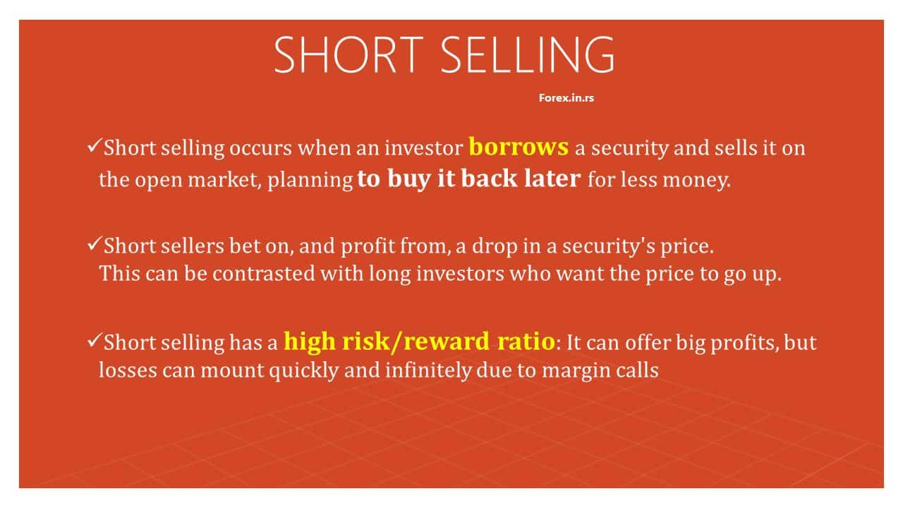short selling - how does short selling work