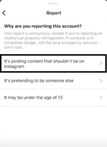 step 3 it is posting content that should be on instagram
