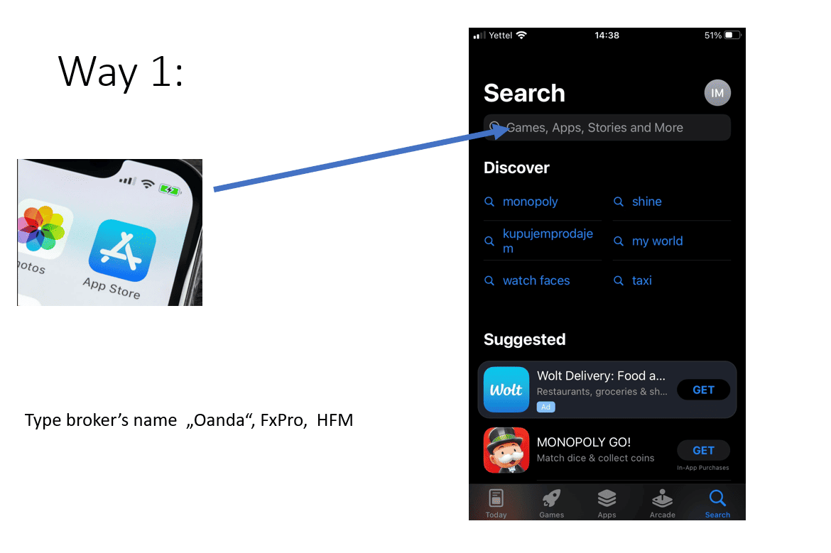 how to download mt4 or mt5 platfrom on iPhone